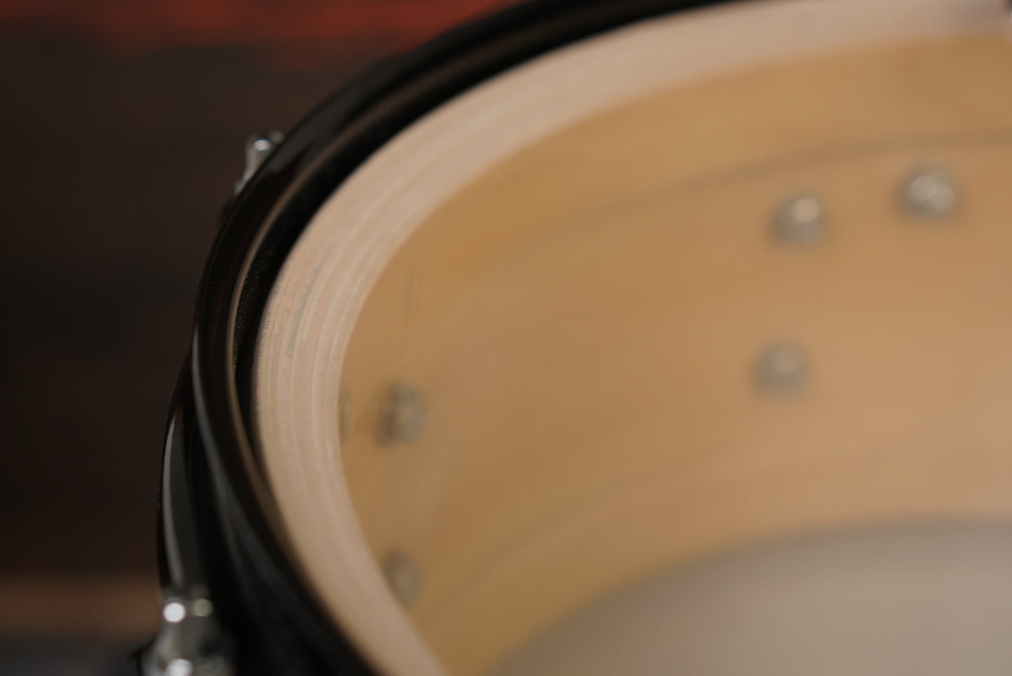 DW 4.5x12" Pre-Collector's Series Snare Drum - Ebony Stain - Carl Allen