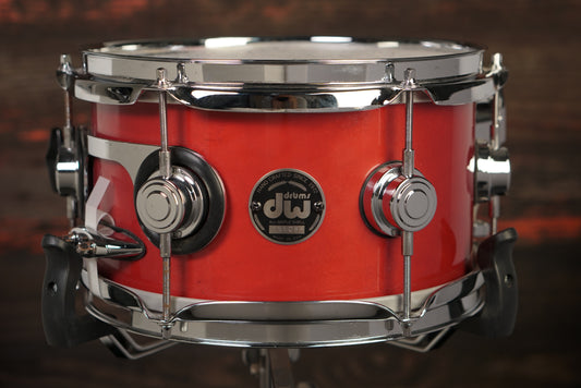 DW 5.5x10" Pre-Collector's Series Snare Drum - Red Lacquer - Carl Allen