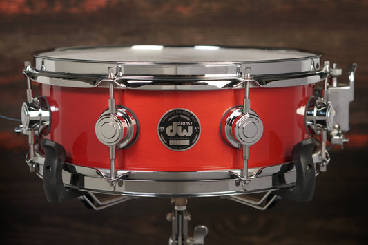 DW 4.5x13" Pre-Collector's Series Snare Drum - Red Lacquer - Carl Allen