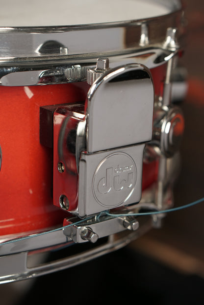 DW 4.5x13" Pre-Collector's Series Snare Drum - Red Lacquer - Carl Allen