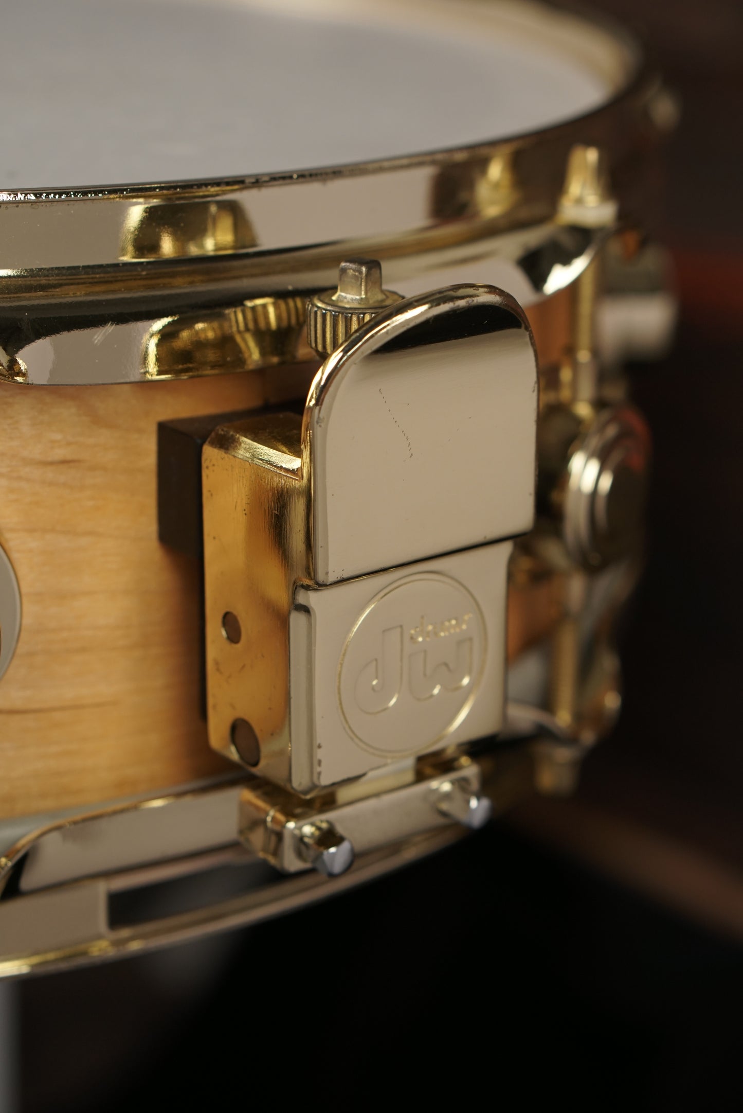 DW 4.5x13" Pre-Collector's Series Snare Drum - Satin Natural Oil - Carl Allen