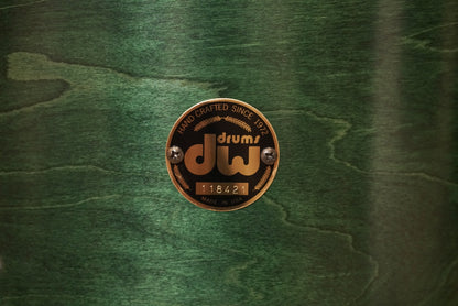 DW 13x15" Collector's Series SNOM Snare Drum/Floor Tom - Emerald Green - Carl Allen