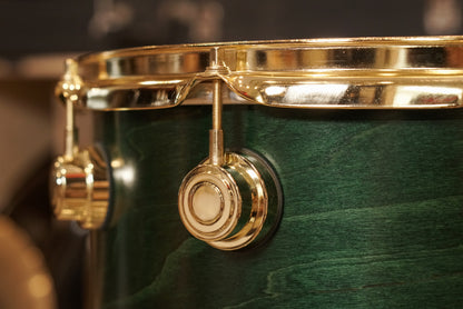 DW 13x15" Collector's Series SNOM Snare Drum/Floor Tom - Emerald Green - Carl Allen