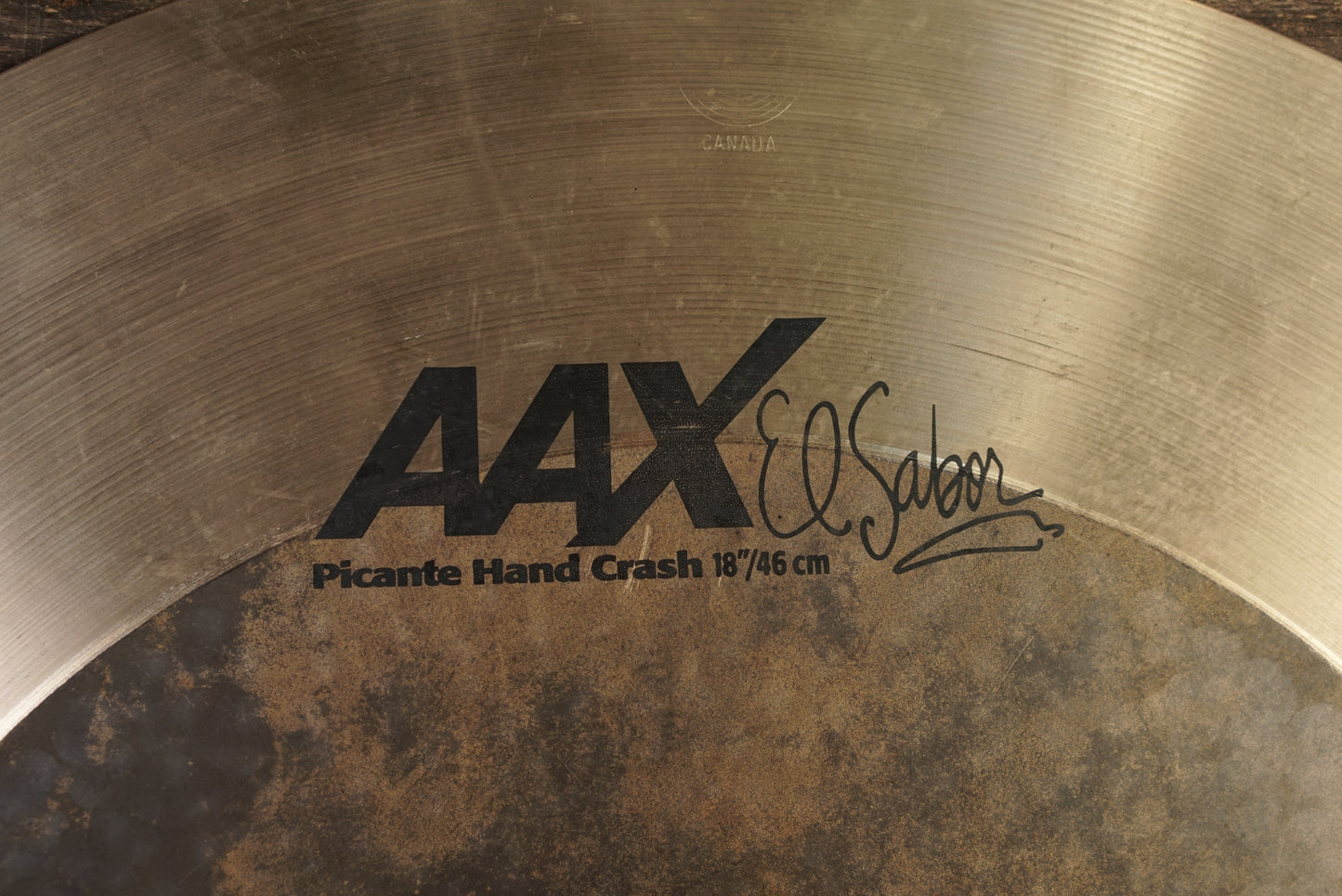 Sabian 18" AAX El Sabor Picante Hand Crash Cymbal - 1610g