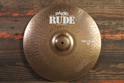Paiste 18" Rude Thin Crash Cymbal - 1556g