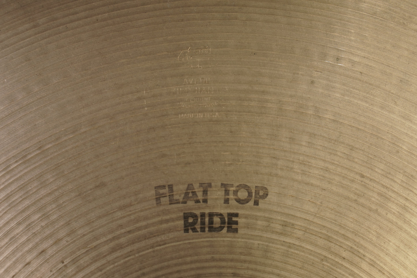 Zildjian 20" Avedis Flat Top Ride Cymbal - 2812g
