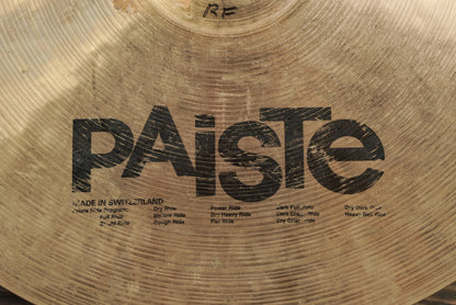 Paiste 20" Signature Dark Crash Ride Cymbal - 2378g