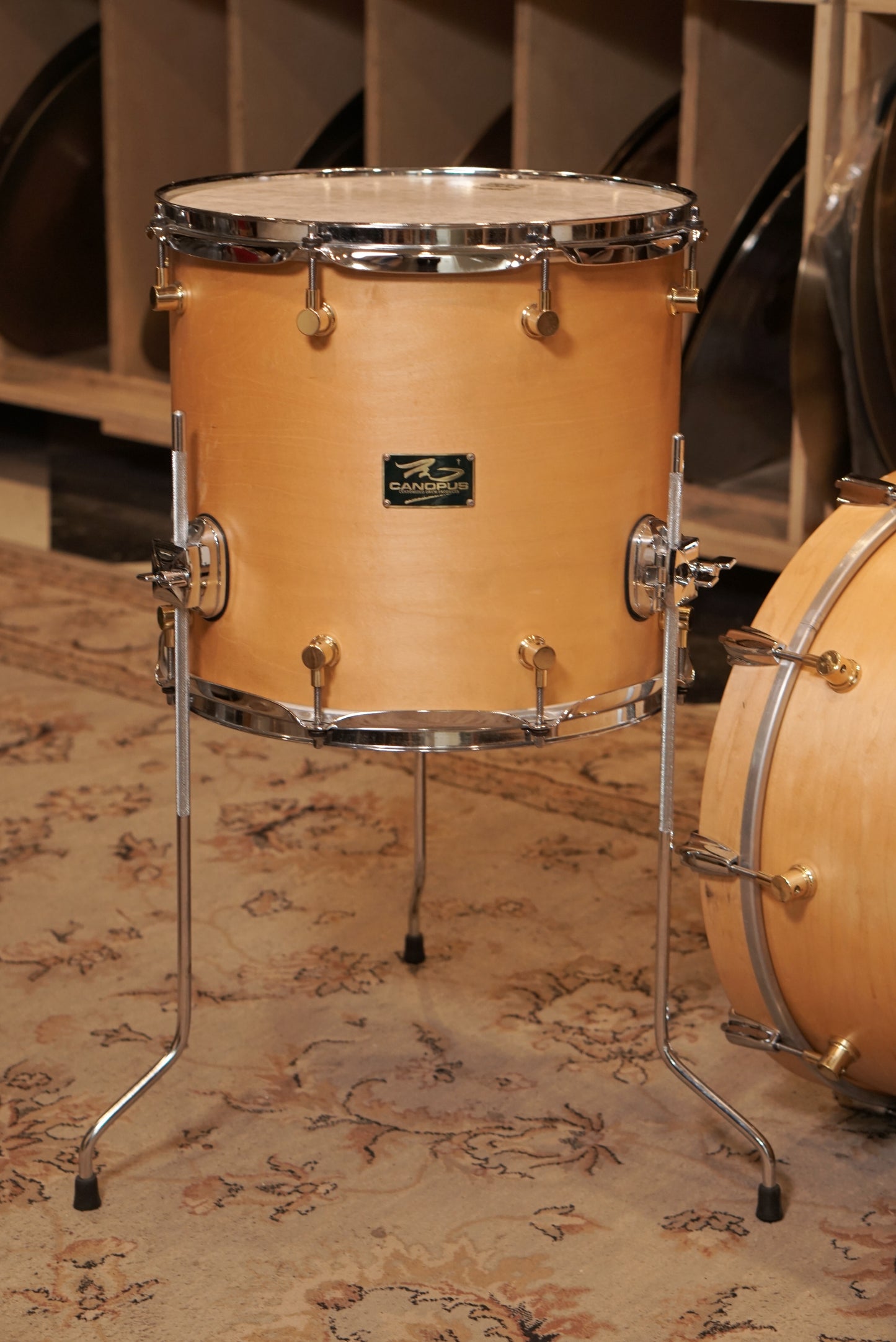 Canopus 12/14/18" RFM Maple Drum Set - Natural Oil