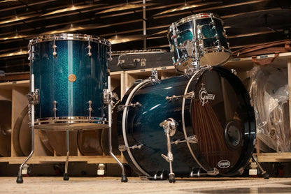 Gretsch 12/16/20/6.5x14" New Classic Drum Set - Colbalt Sparkle Fade