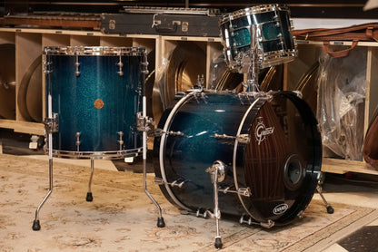 Gretsch 12/16/20/6.5x14" New Classic Drum Set - Colbalt Sparkle Fade