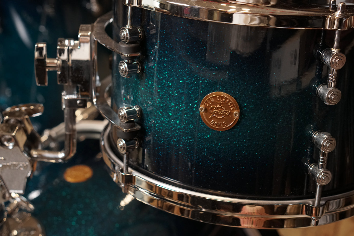 Gretsch 12/16/20/6.5x14" New Classic Drum Set - Colbalt Sparkle Fade