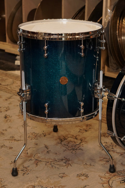 Gretsch 12/16/20/6.5x14" New Classic Drum Set - Colbalt Sparkle Fade