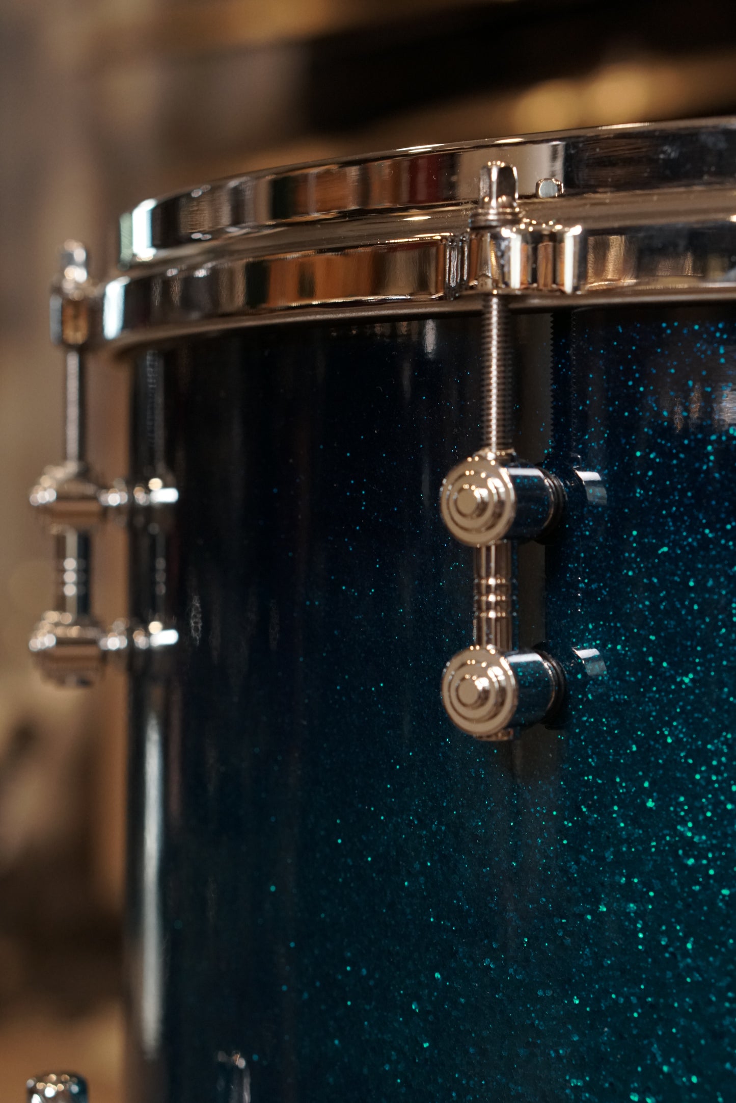 Gretsch 12/16/20/6.5x14" New Classic Drum Set - Colbalt Sparkle Fade