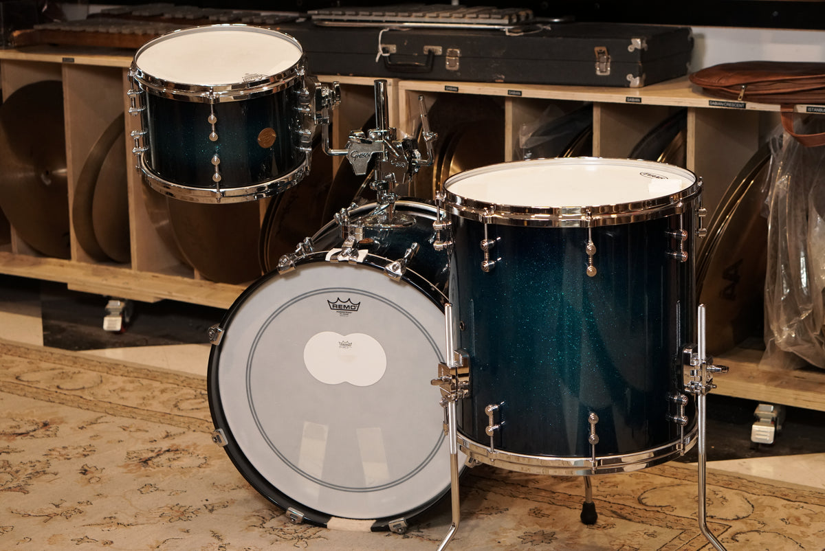 Gretsch 12/16/20/6.5x14" New Classic Drum Set - Colbalt Sparkle Fade