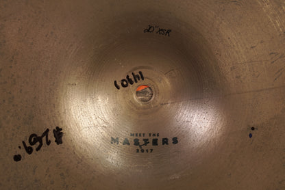 Sabian 20" XSR Prototype Crash Ride Cymbal - 1430g