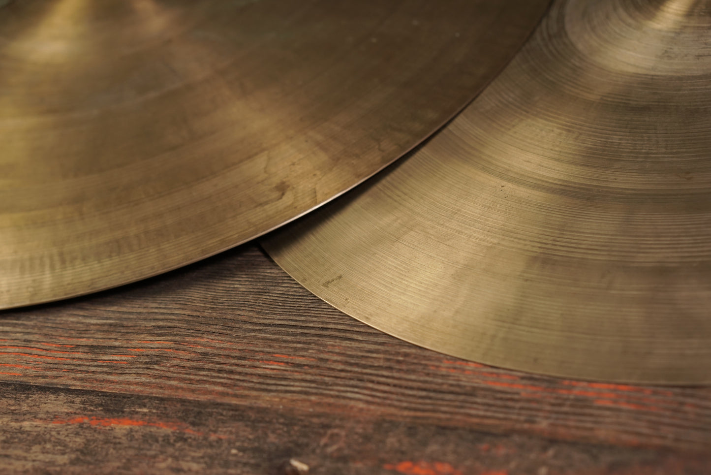Zildjian 14" K. Istanbul "Old Stamp" Hi-Hat Cymbals 1950s - 938/1020g