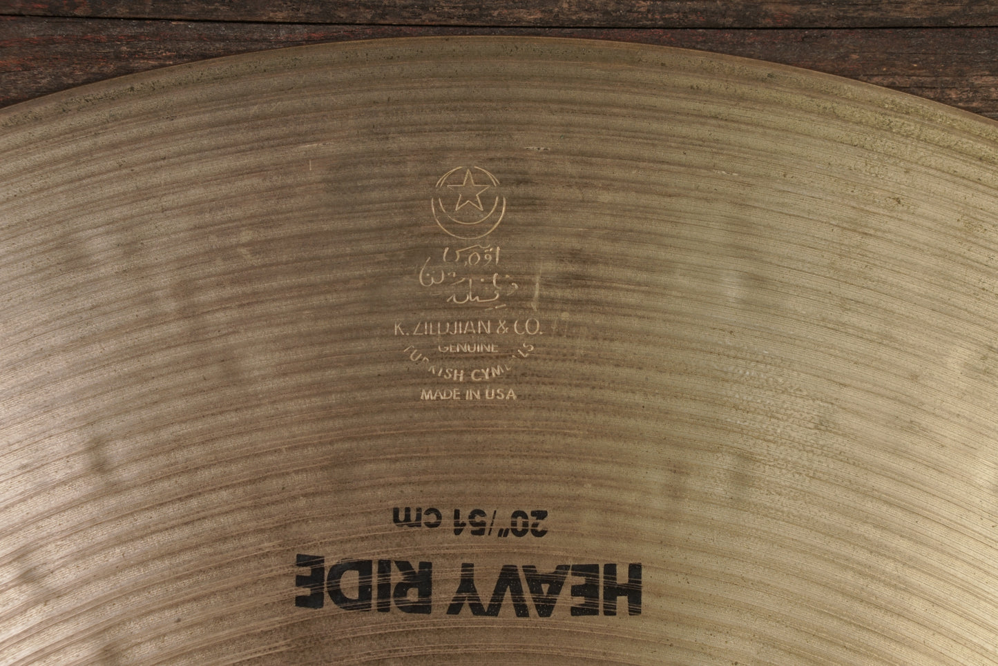 Zildjian 20" K. Heavy 1980s Ride Cymbal - 3004g