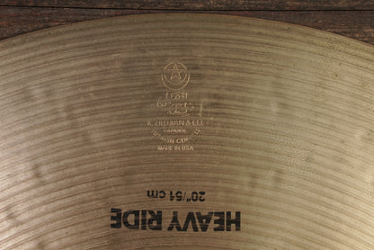 Zildjian 20" K. Heavy 1980s Ride Cymbal - 3004g