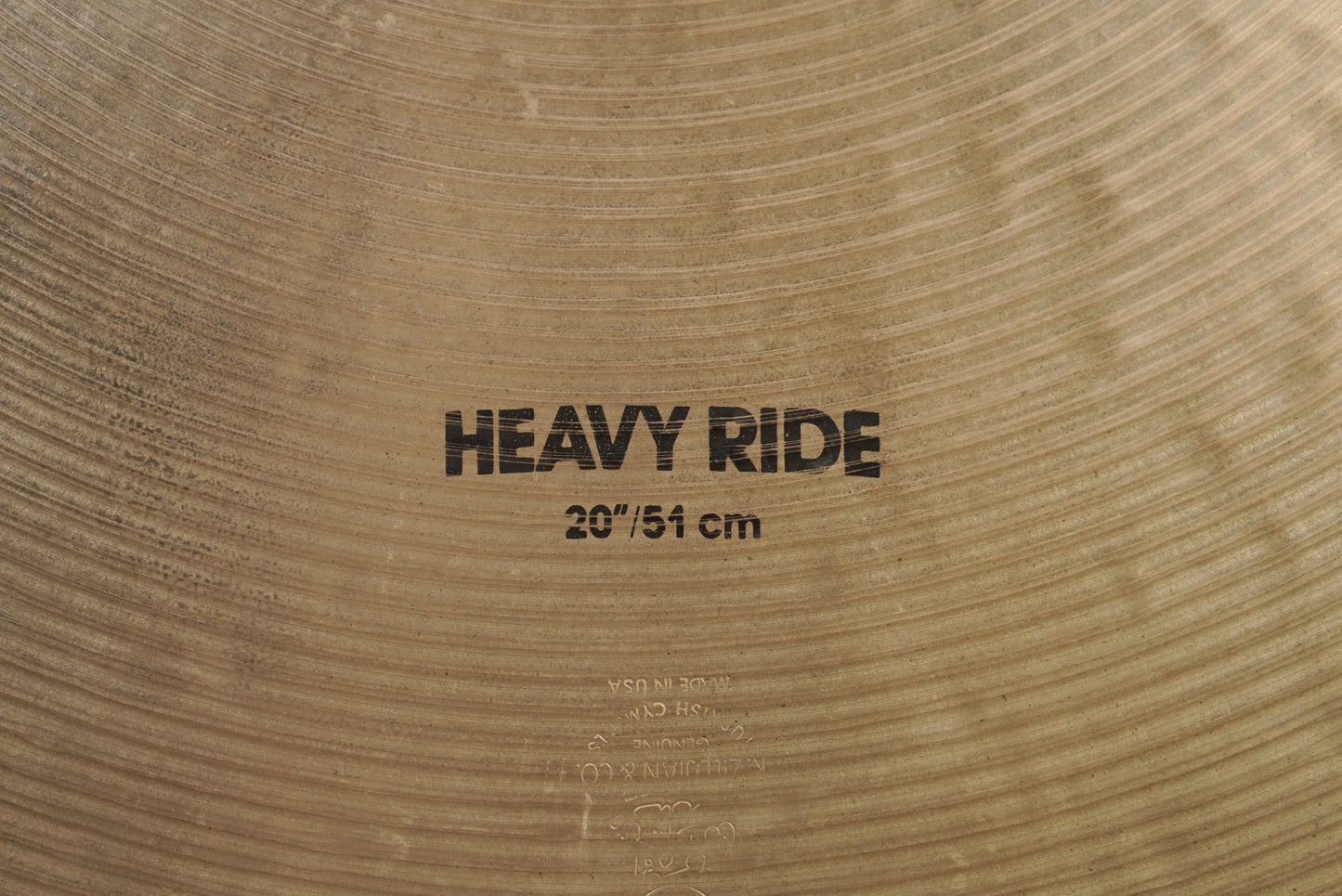 Zildjian 20" K. Heavy 1980s Ride Cymbal - 3004g