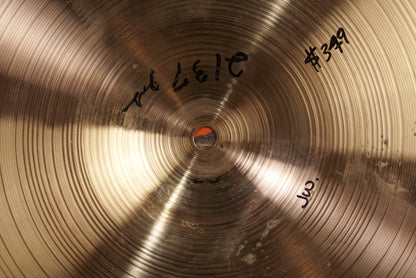 Paiste 20" 2002 Series 1980s Ride Cymbal - 2137g