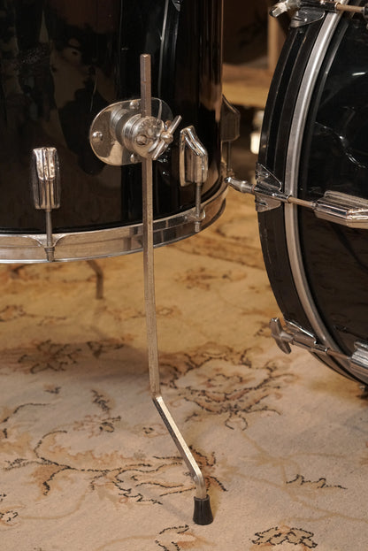 Rogers 16/22" Drum Set - 1970s Black