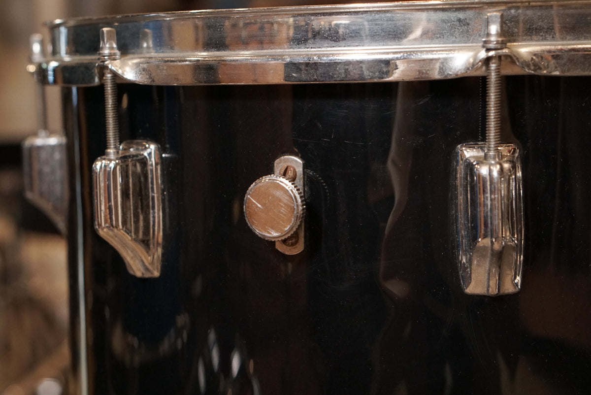 Rogers 16/22" Drum Set - 1970s Black