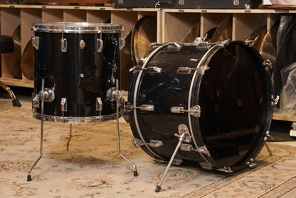 Rogers 16/22" Drum Set - 1970s Black