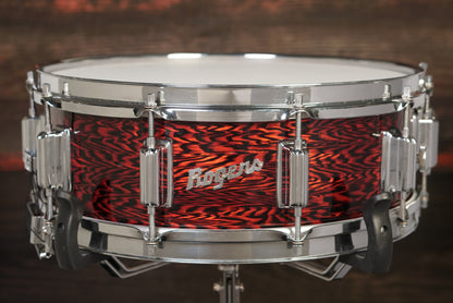 Rogers 5x14" Dynasonic Wood Snare Drum - 1960s Red Onyx