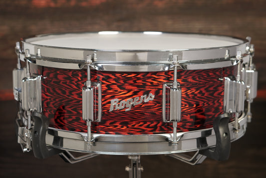 Rogers 5x14" Dynasonic Wood Snare Drum - 1960s Red Onyx
