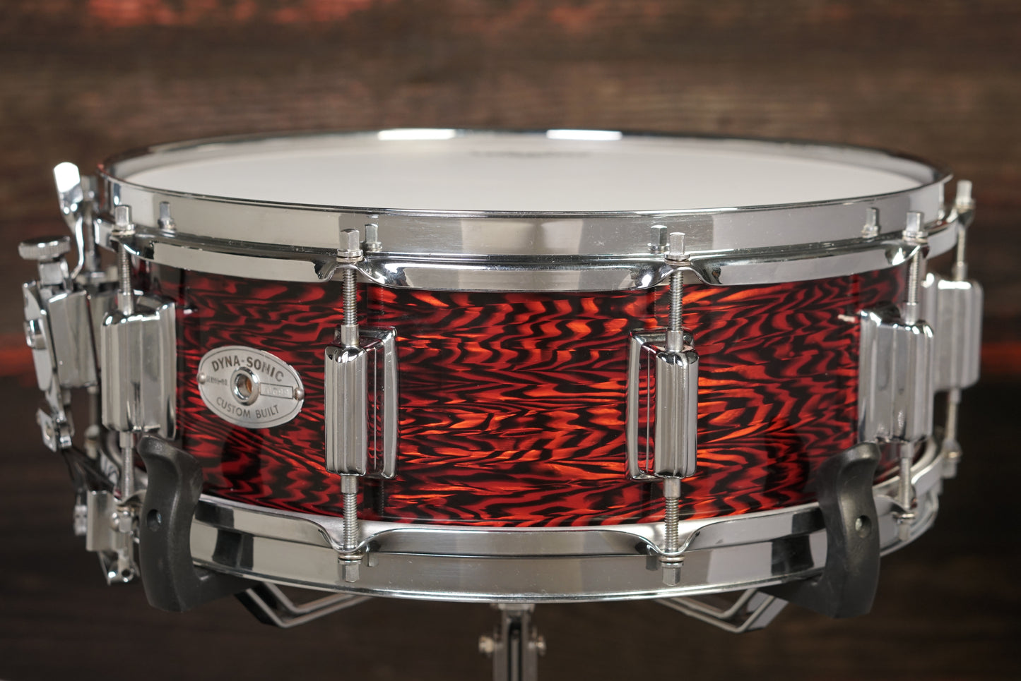 Rogers 5x14" Dynasonic Wood Snare Drum - 1960s Red Onyx