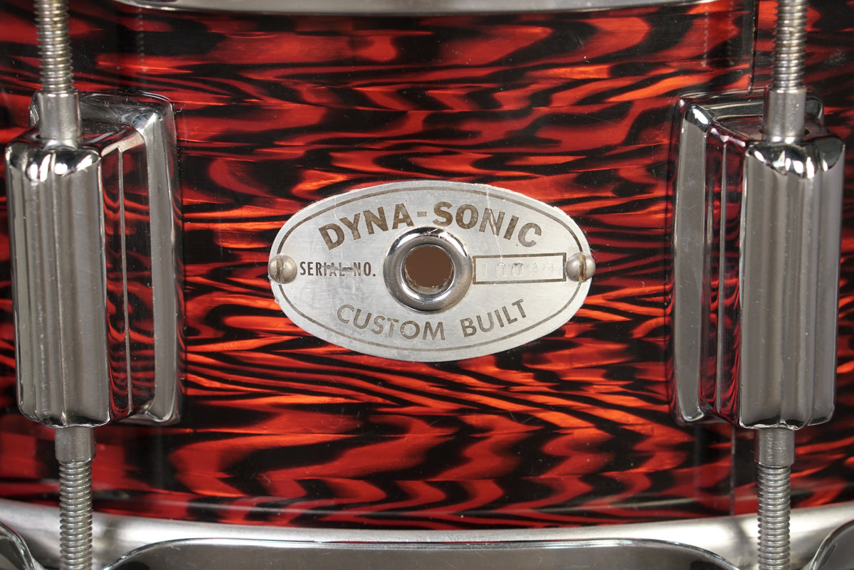 Rogers 5x14" Dynasonic Wood Snare Drum - 1960s Red Onyx