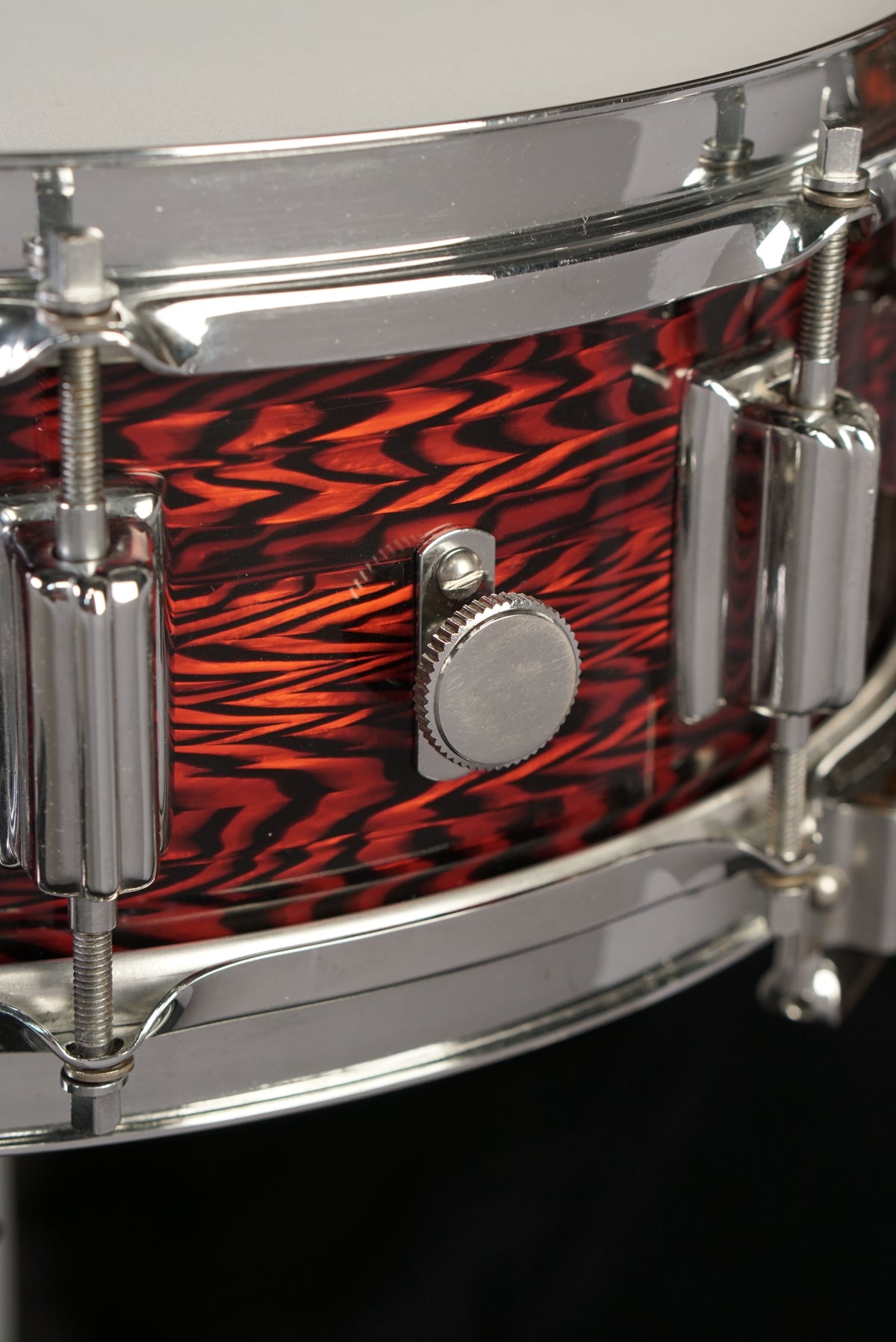 Rogers 5x14" Dynasonic Wood Snare Drum - 1960s Red Onyx