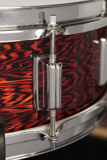 Rogers 5x14" Dynasonic Wood Snare Drum - 1960s Red Onyx