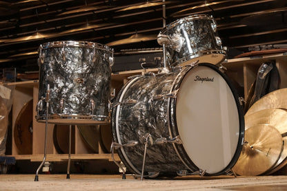 Slingerland 12/14/20" Drum Set - 1960s Black Diamond Pearl