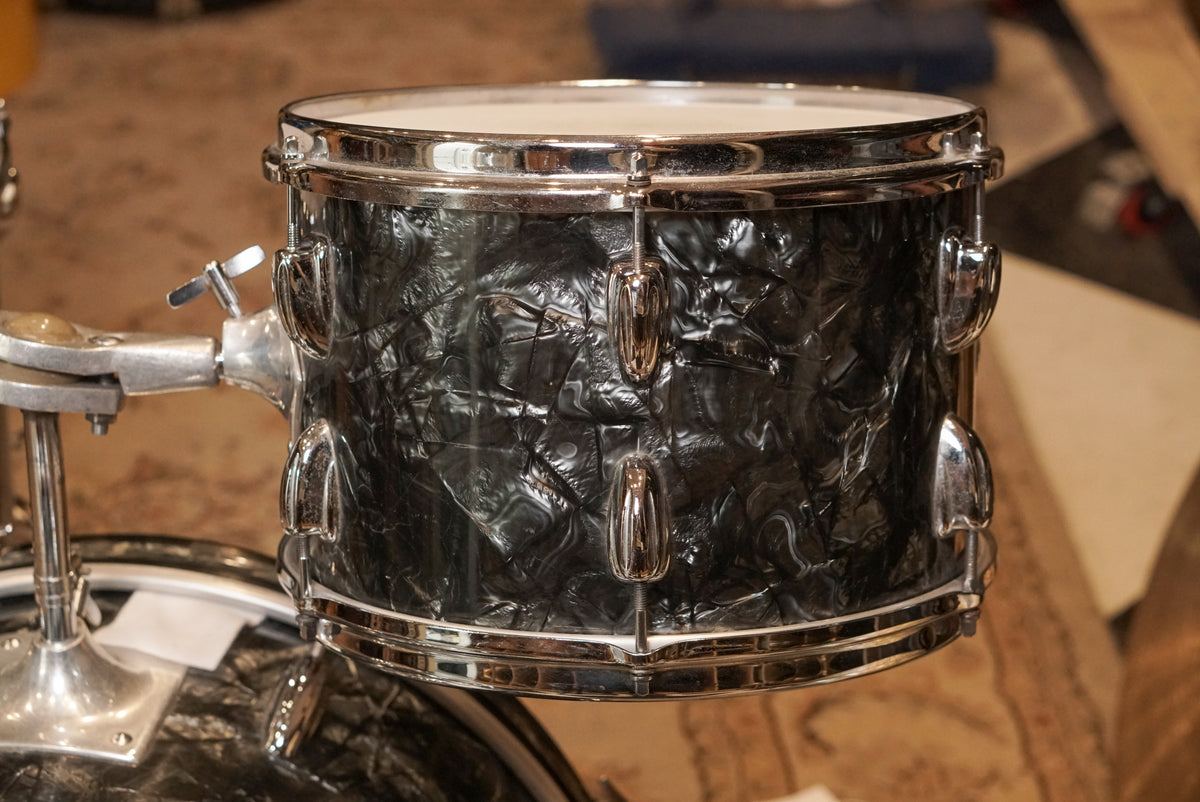 Slingerland 12/14/20" Drum Set - 1960s Black Diamond Pearl