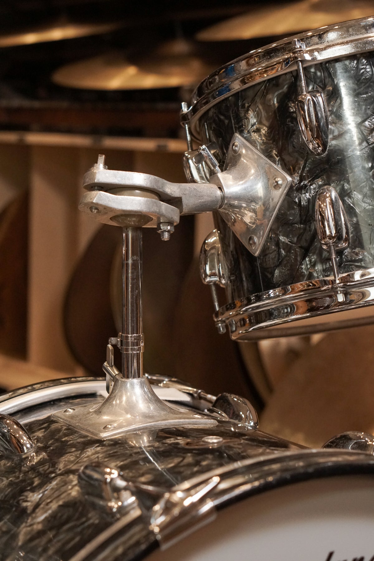 Slingerland 12/14/20" Drum Set - 1960s Black Diamond Pearl