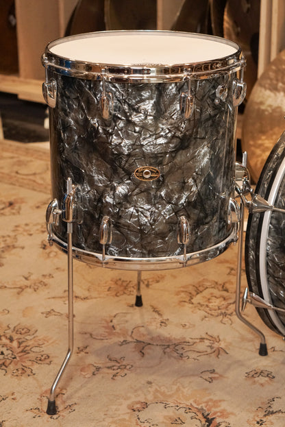 Slingerland 12/14/20" Drum Set - 1960s Black Diamond Pearl