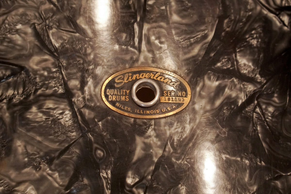 Slingerland 12/14/20" Drum Set - 1960s Black Diamond Pearl