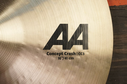 Sabian 16" AA Concept Crash Cymbal - 908g