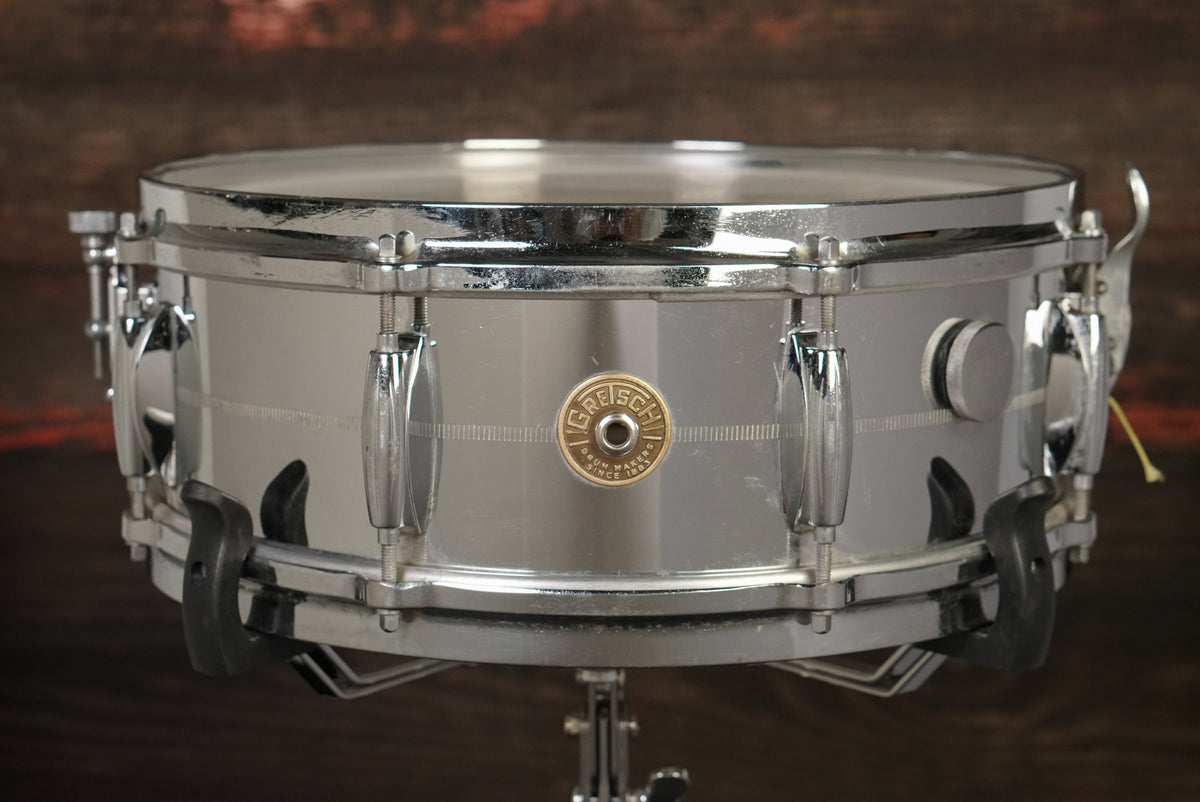 Gretsch 5x14" Snare Drum - 1960s Chrome-Over-Brass
