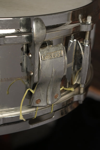 Gretsch 5x14" Snare Drum - 1960s Chrome-Over-Brass