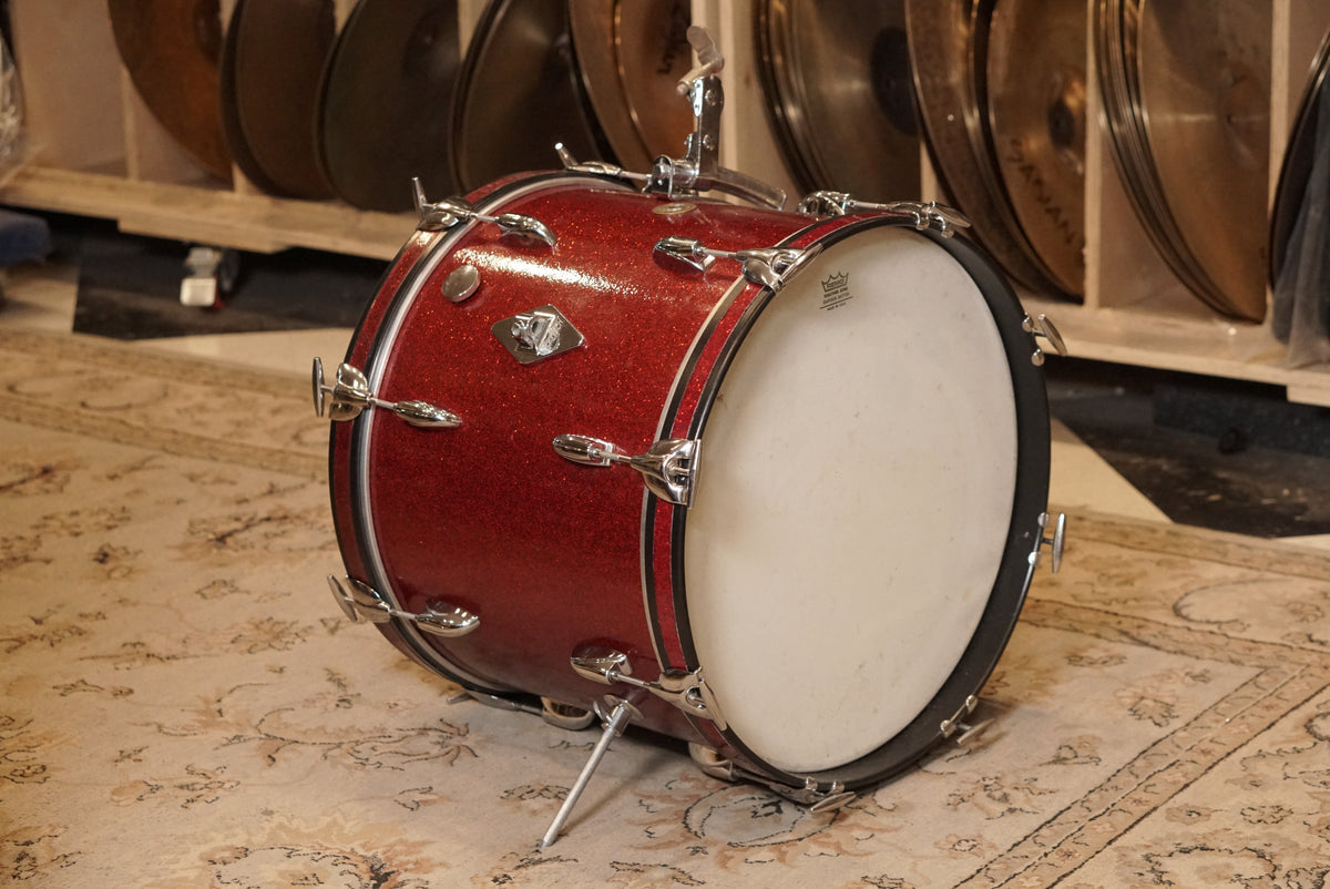 Gretsch 14x18" Bass Drum - 1960s Red Sparkle