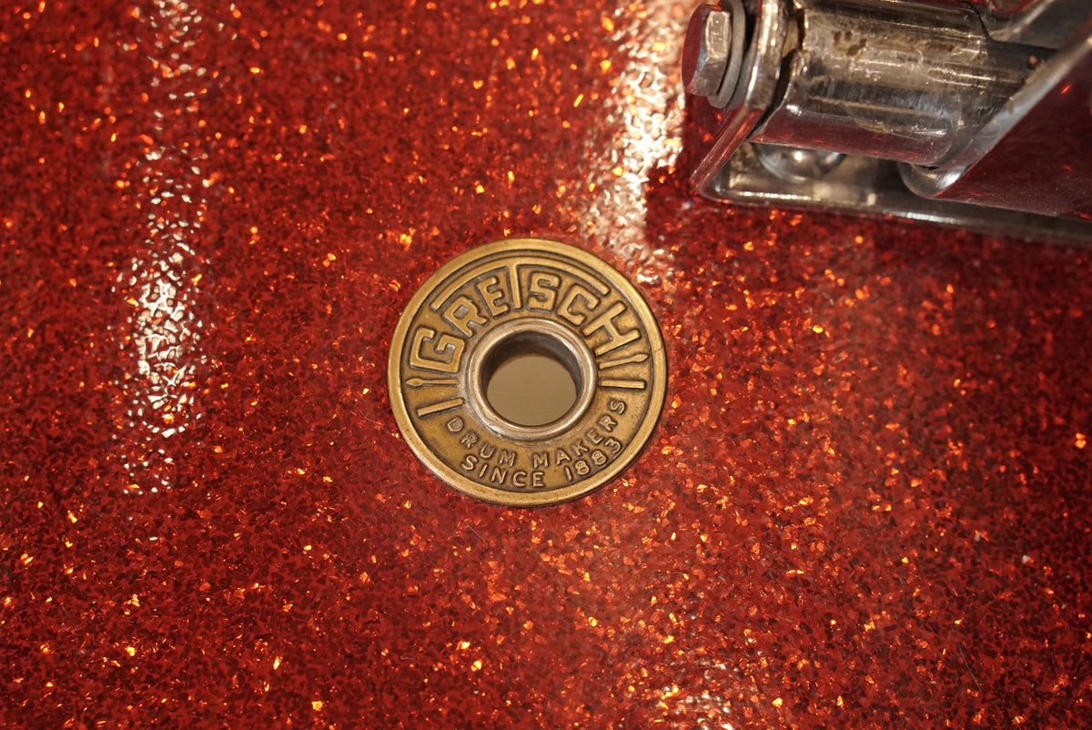 Gretsch 14x18" Bass Drum - 1960s Red Sparkle