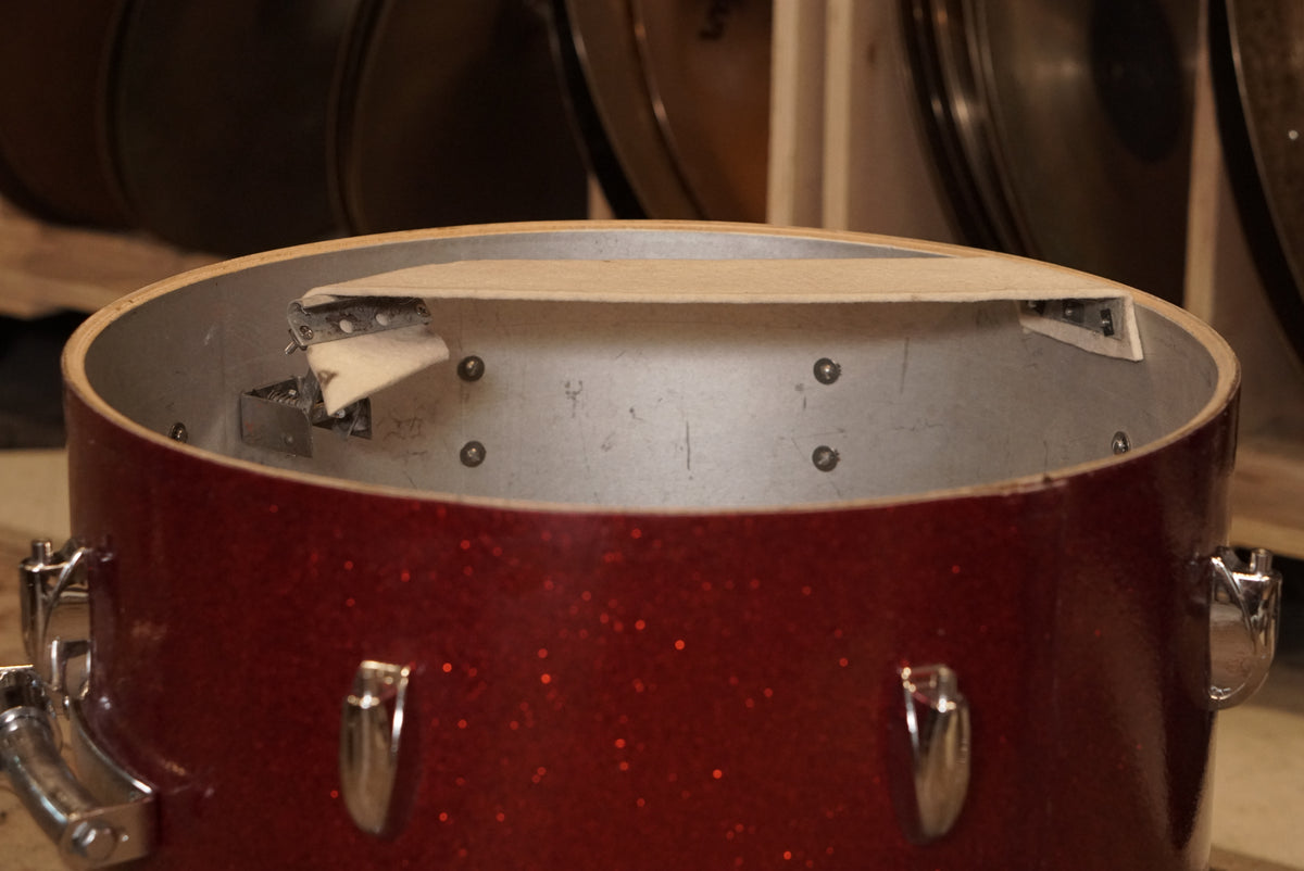 Gretsch 14x18" Bass Drum - 1960s Red Sparkle