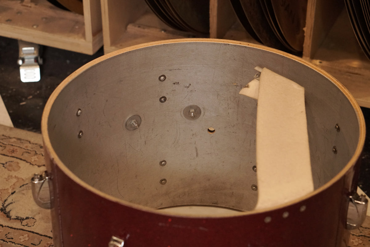 Gretsch 14x18" Bass Drum - 1960s Red Sparkle