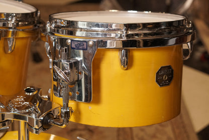 Gretsch 12/13/16/22" Drum Set - 1970s Yellow Lacquer