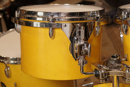 Gretsch 12/13/16/22" Drum Set - 1970s Yellow Lacquer