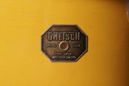 Gretsch 12/13/16/22" Drum Set - 1970s Yellow Lacquer