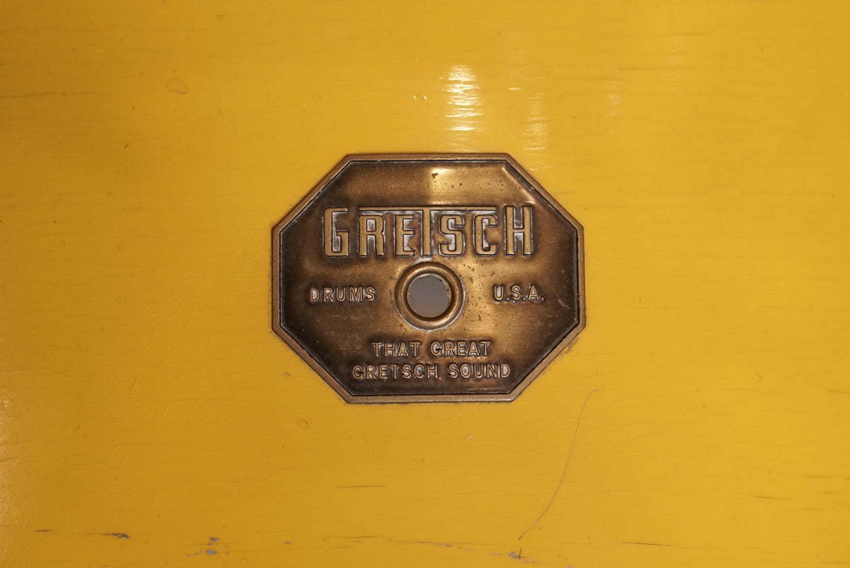 Gretsch 12/13/16/22" Drum Set - 1970s Yellow Lacquer