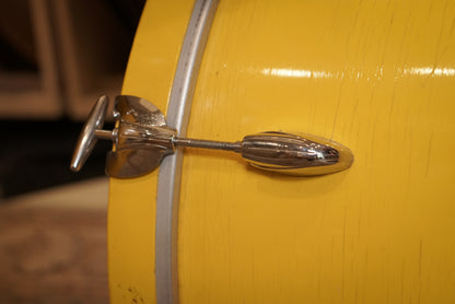 Gretsch 12/13/16/22" Drum Set - 1970s Yellow Lacquer